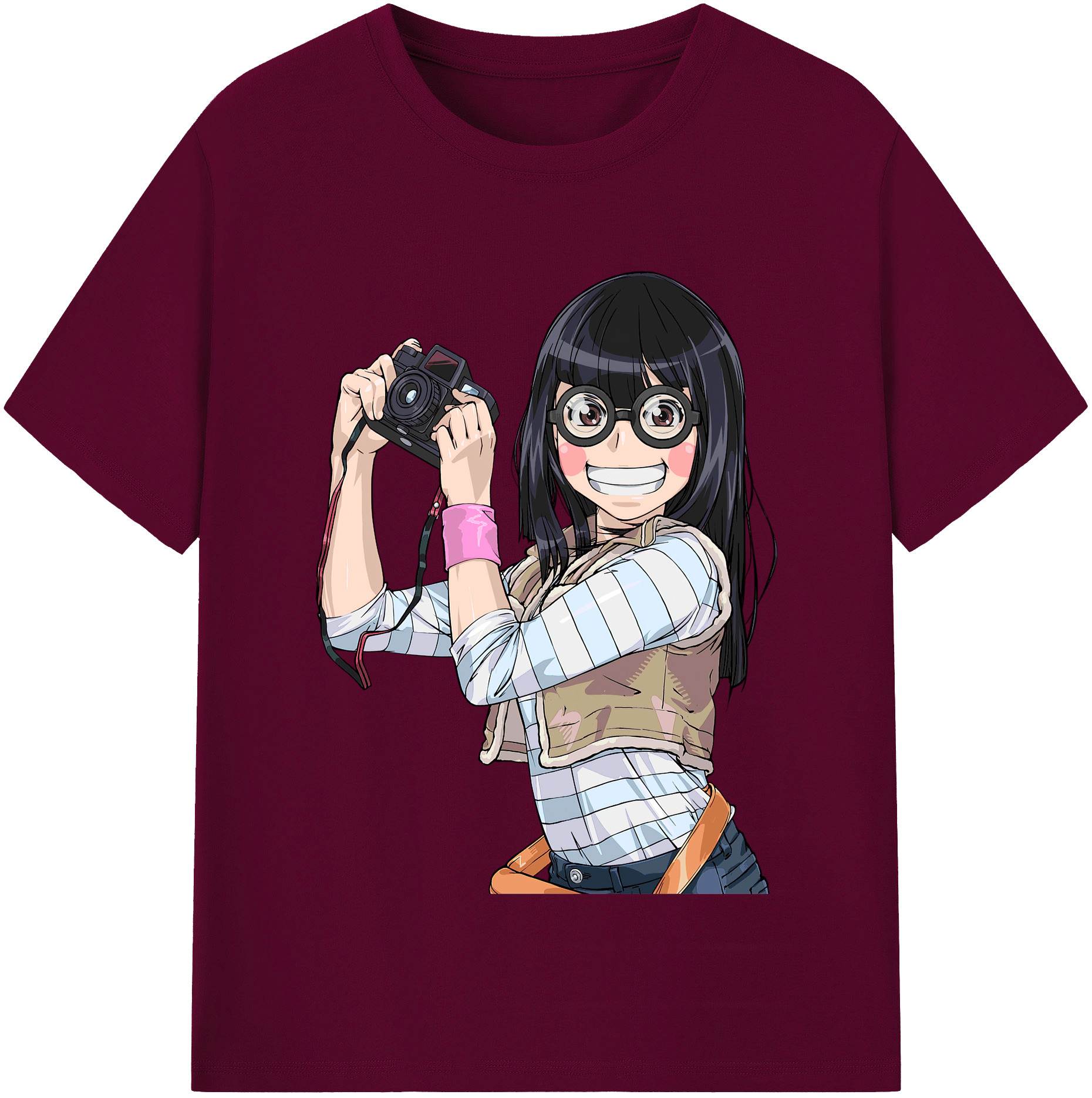（画像用） 遊☆戯☆王 Yu-Gi-Oh! レディースカジュアルプリントTシャツ（綿100％）